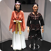 縄文女性と弥生女性 写真