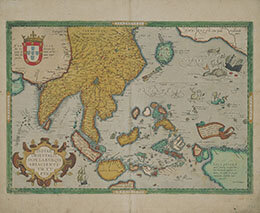 オルテリウス アジア図の画像