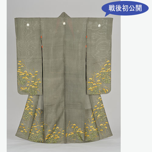 女郎花模様振袖