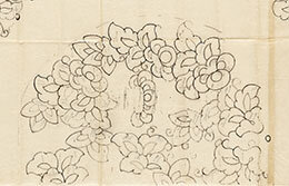 醍醐寺五重塔彩色模型：ろ1柱帯