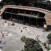 三内丸山遺跡模型 写真