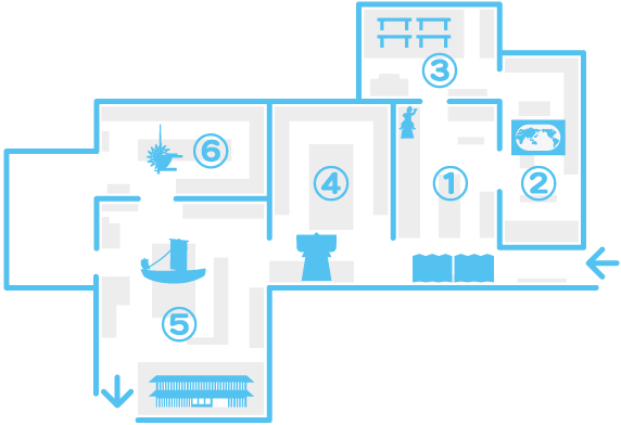 第3展示室マップ